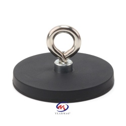 Rubber Coated Magnet with Eyebolt